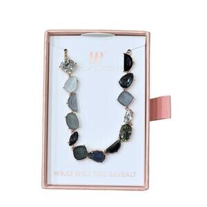 Bomb Party Holiday Jewel Candy "She’s A Keeper" Black Tie Twilight on Rose Gold